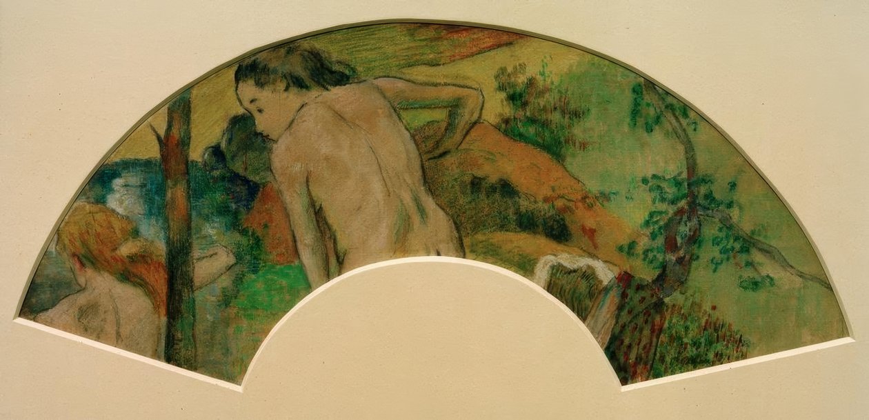 Baignade III tekijältä Paul Gauguin