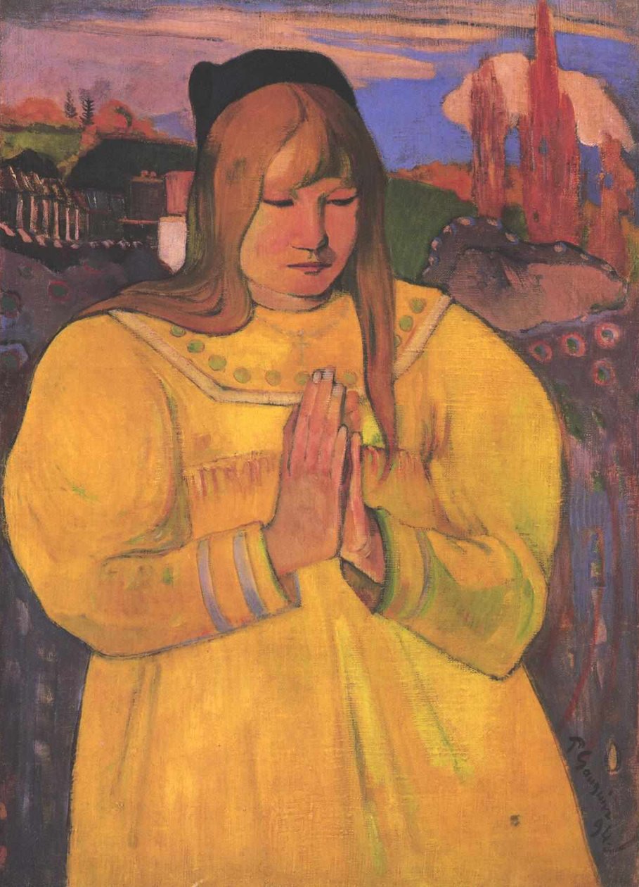 Betende Bretonin tekijältä Paul Gauguin