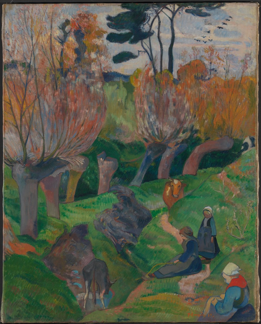 Breton maisema, 1889 tekijältä Paul Gauguin