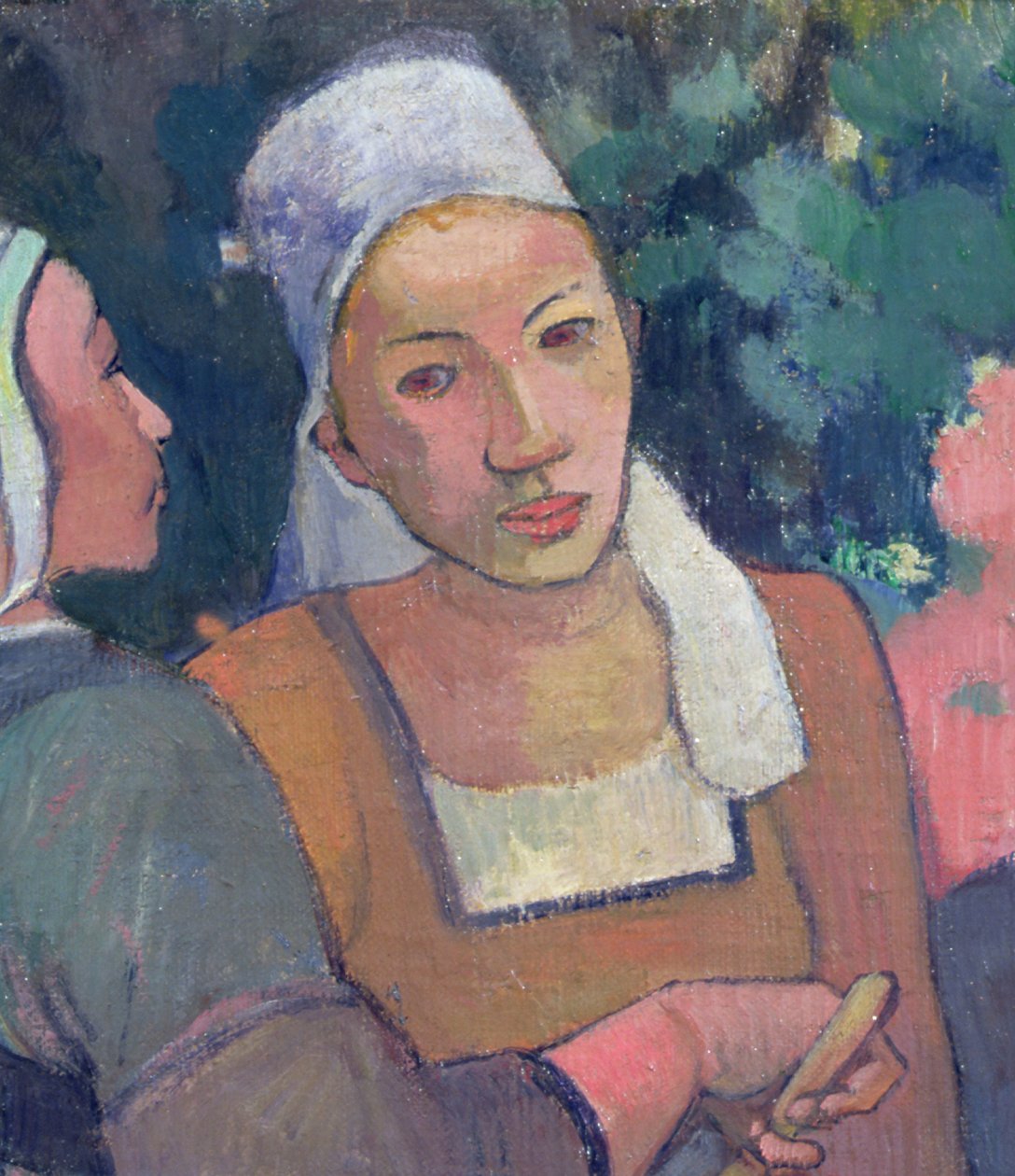 Bretonilaisia talonpoikia, 1894 (yksityiskohta kuvasta 83800) tekijältä Paul Gauguin