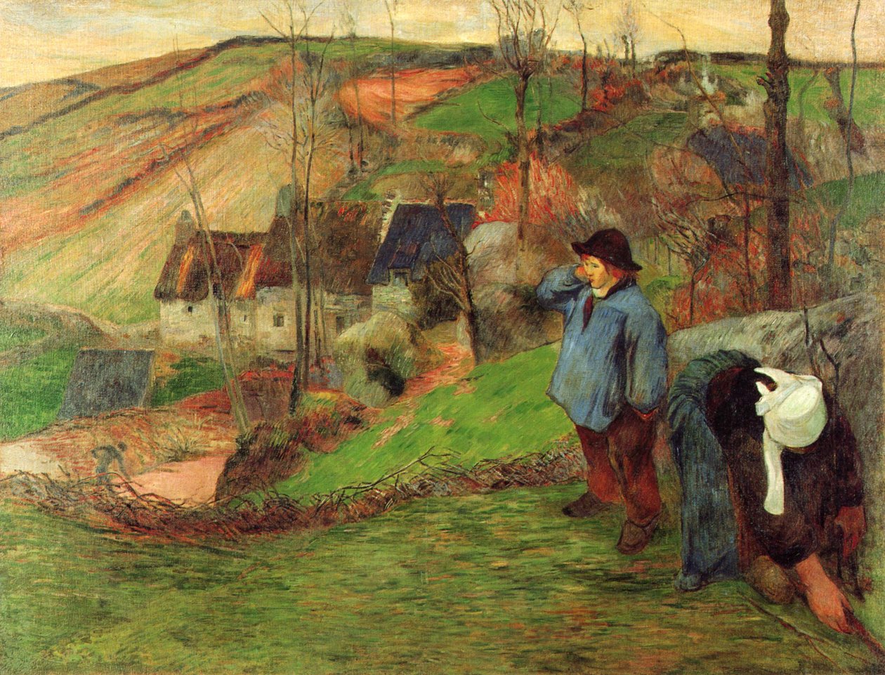 Bretonischer Schäfer tekijältä Paul Gauguin