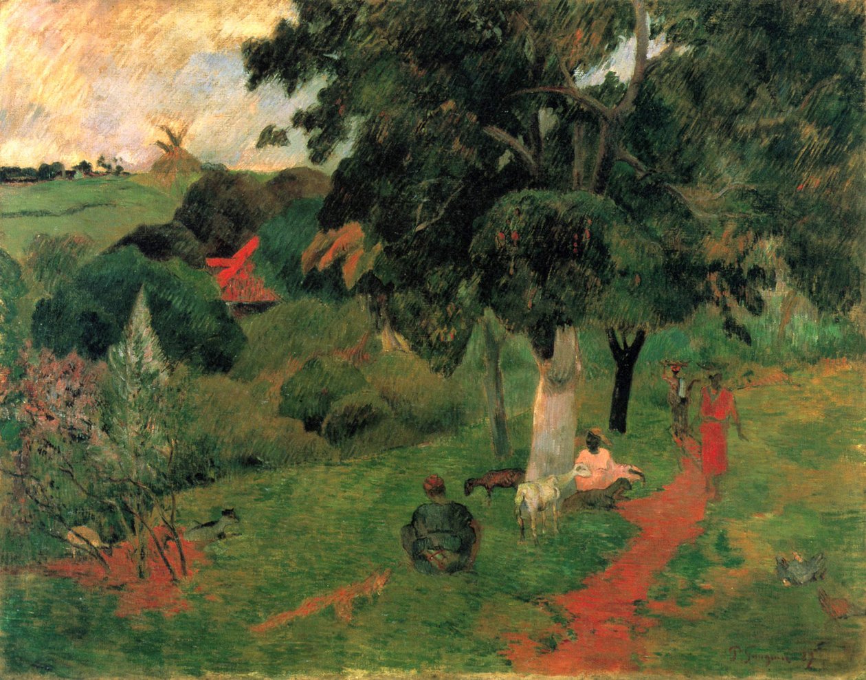 Tulee ja menee tekijältä Paul Gauguin