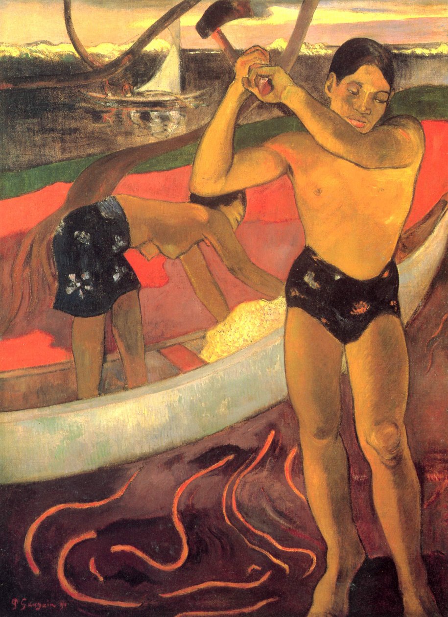Der Mann mit der Axt tekijältä Paul Gauguin