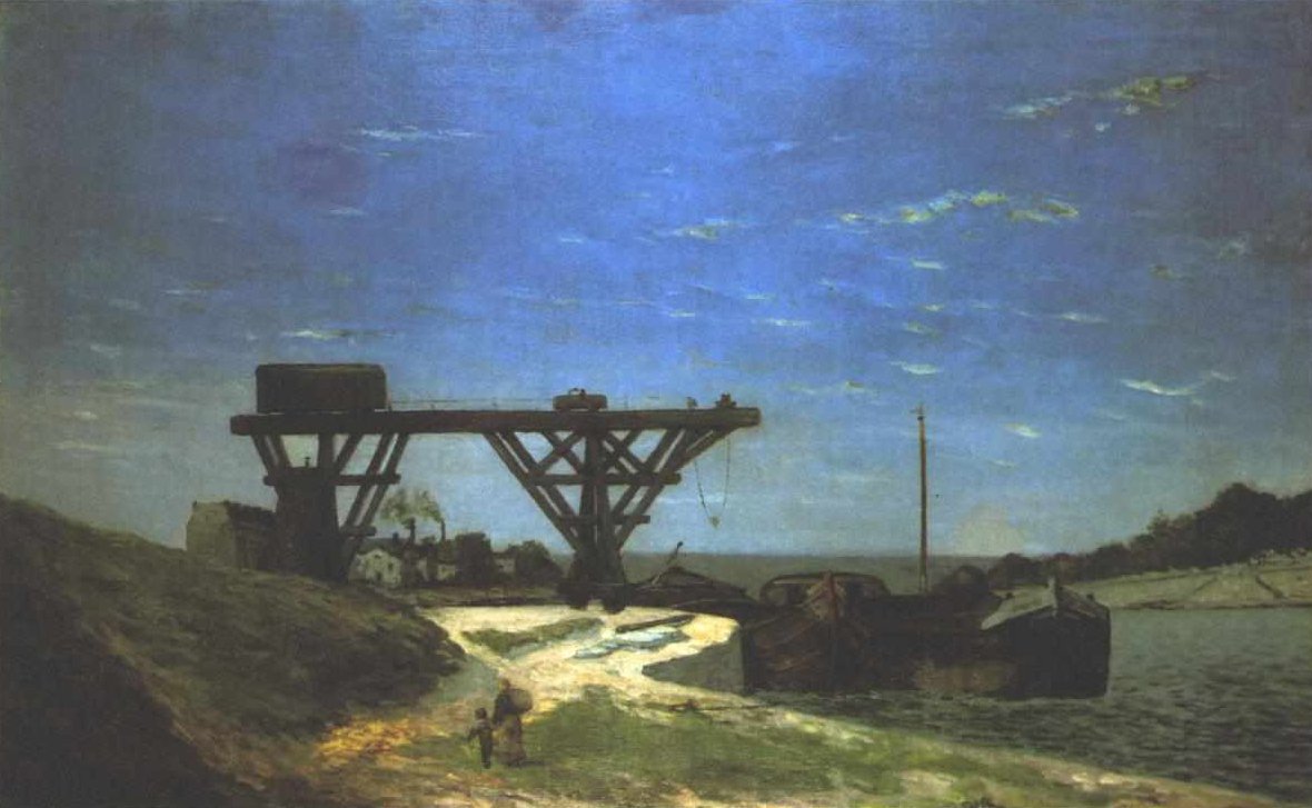Die Seine Pariisissa zwischen der Pont dIlena und der Pont de Grenelle -1875 tekijältä Paul Gauguin