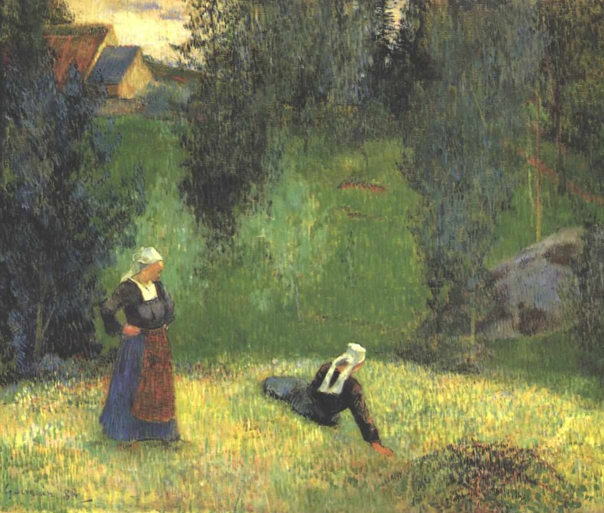 Die ersten Blumen tekijältä Paul Gauguin