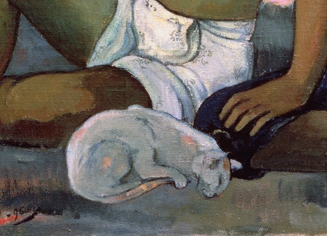 Eiaha Ohipa eli tahitilaiset huoneessa, 1896 (yksityiskohta 47617) tekijältä Paul Gauguin