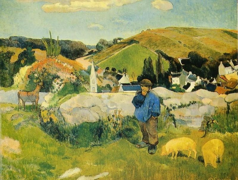Bretagnessa tekijältä Paul Gauguin
