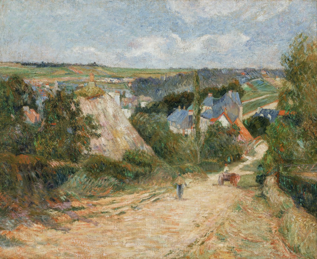 Sisäänkäynti Osnyn kylään tekijältä Paul Gauguin