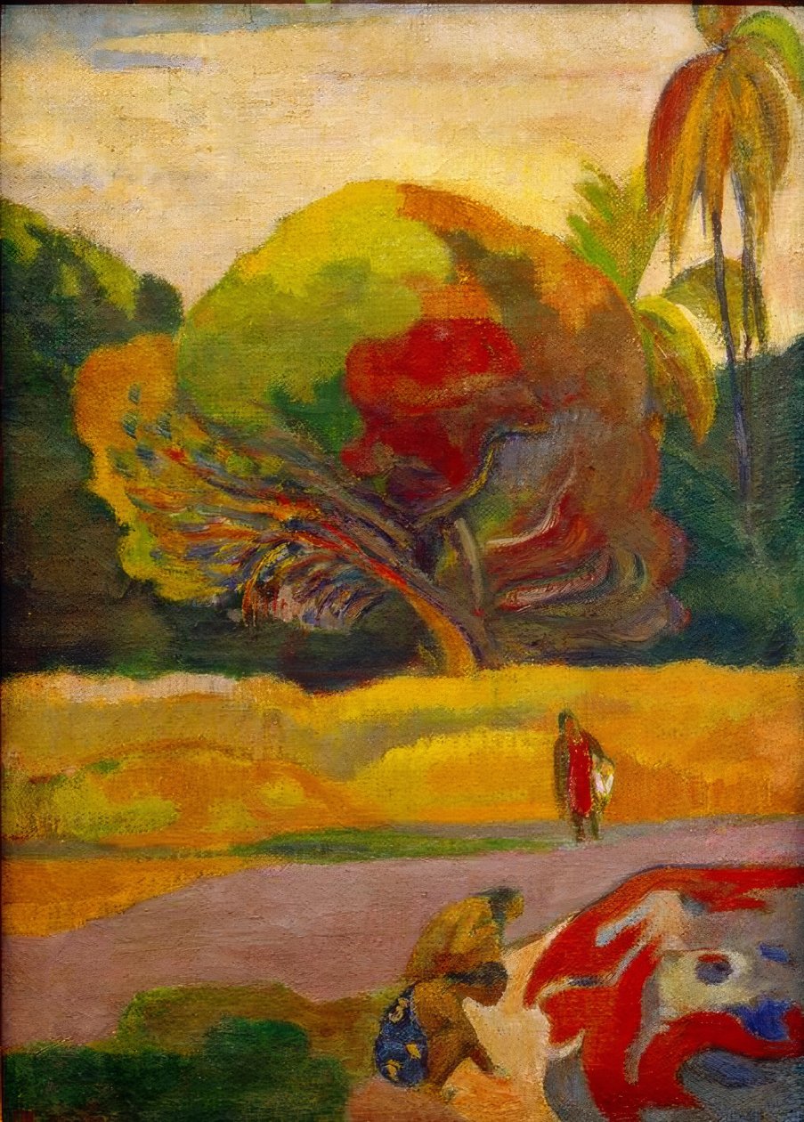 Frauen am Fluß tekijältä Paul Gauguin