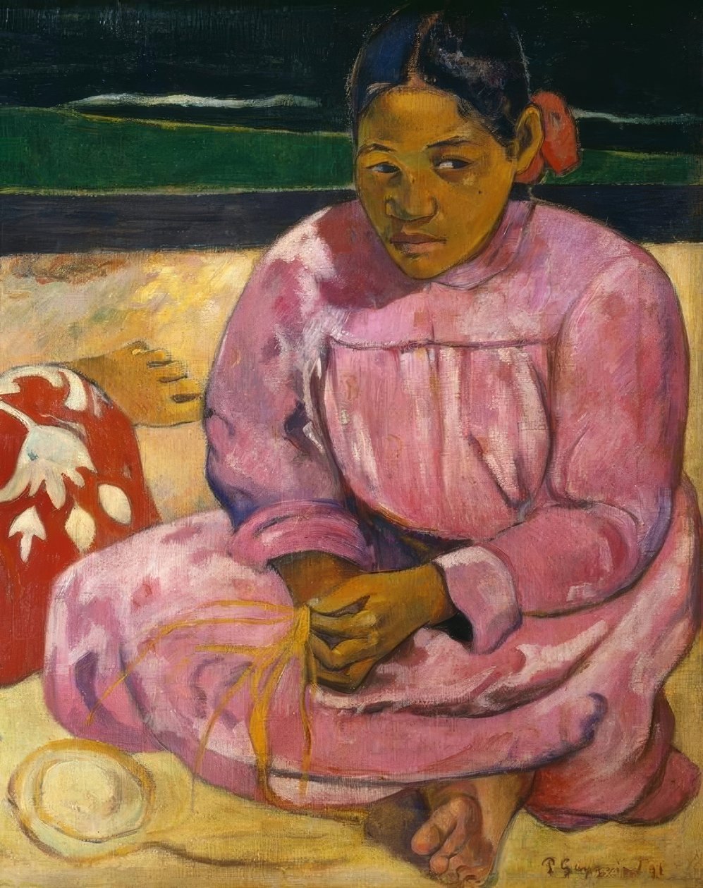 Frauen auf Tahiti tekijältä Paul Gauguin