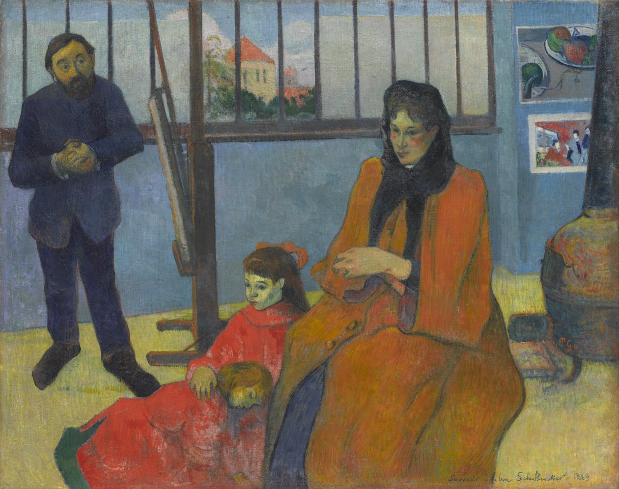Ranska: Latelier de Schuffenecker, ou La famille Schuffenecker, Schuffeneckers Studio tekijältä Paul Gauguin