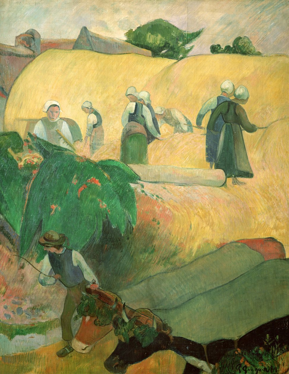 Huonekalut ja erilaiset esineet 1100- ja 1300-luvuilta tekijältä Paul Gauguin
