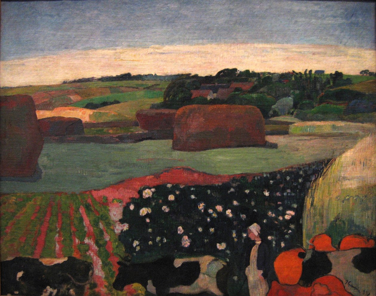 Heinäsuovasta Bretagnessa tekijältä Paul Gauguin