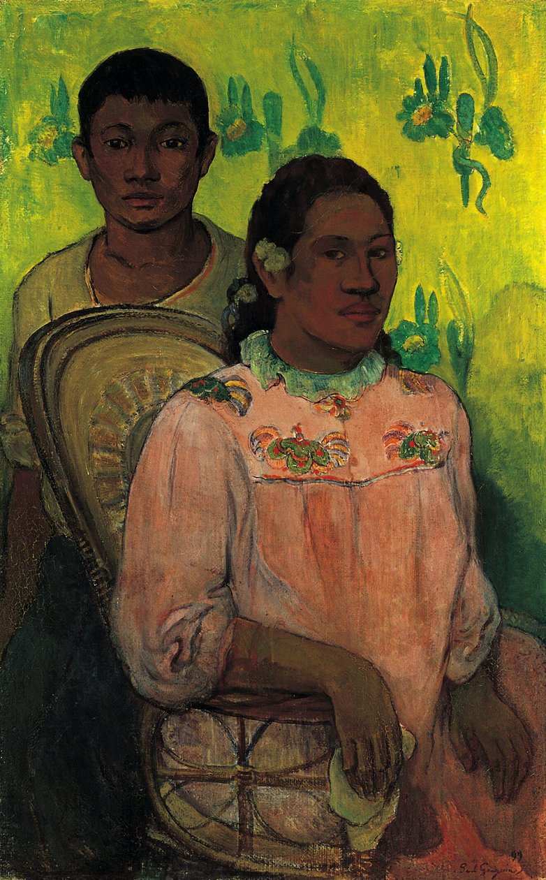 Jeune fille et garçon de Tahiti tekijältä Paul Gauguin