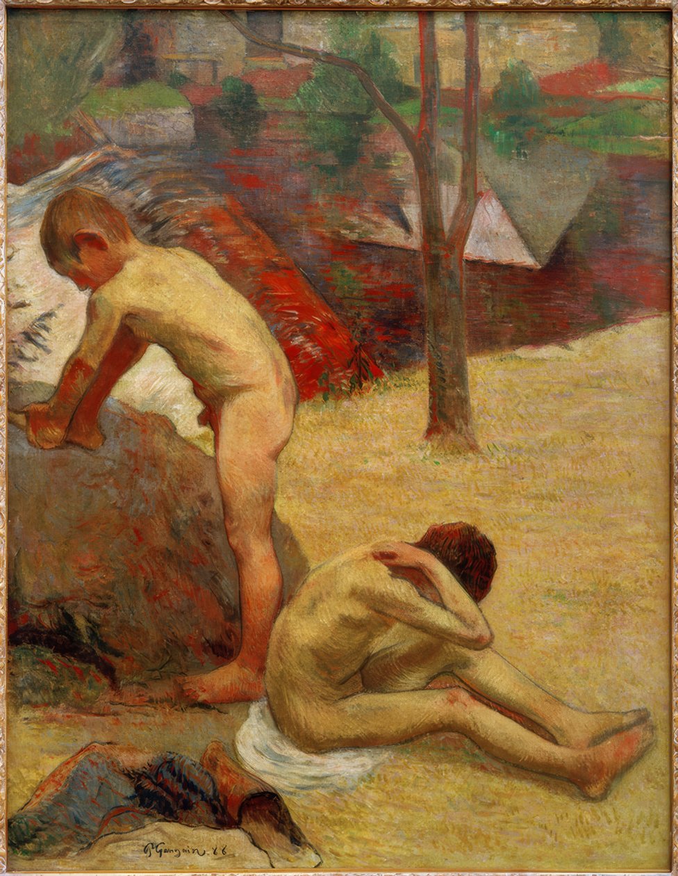 Jeunes baigneurs bretonit tekijältä Paul Gauguin