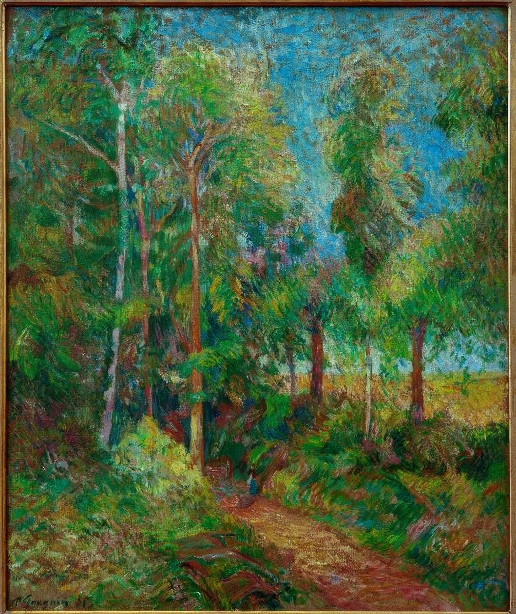 La Lisière de la forêt (I) tekijältä Paul Gauguin