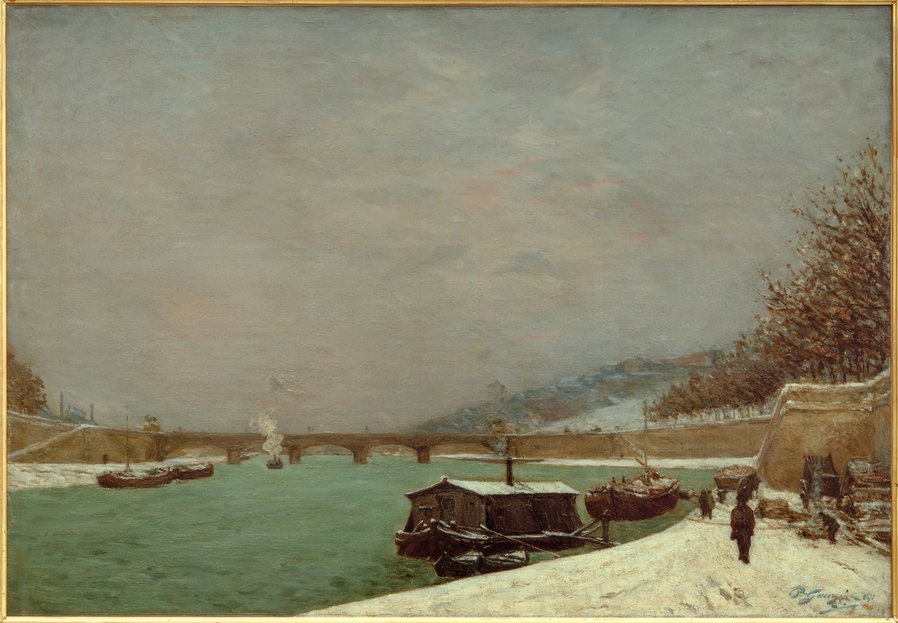 La Seine au Pont dIéna tekijältä Paul Gauguin
