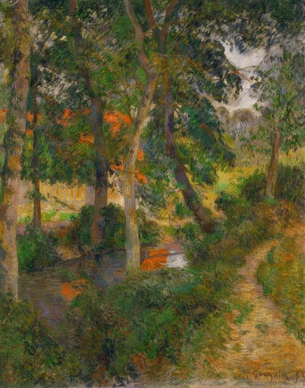 La sente du père Jean ou les toits rouges tekijältä Paul Gauguin