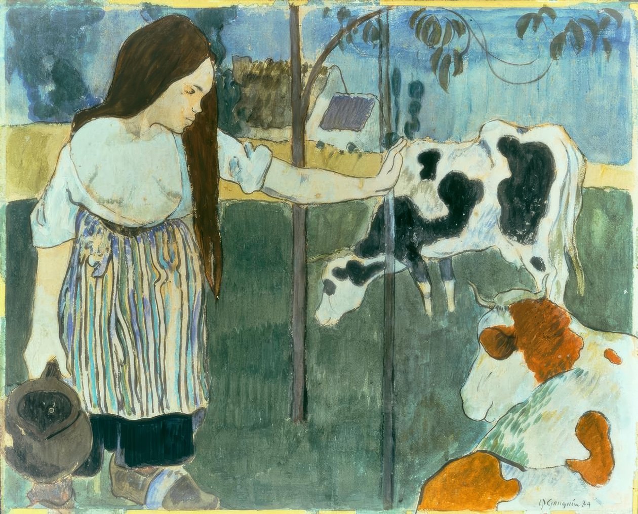 Lehmän paimen tekijältä Paul Gauguin