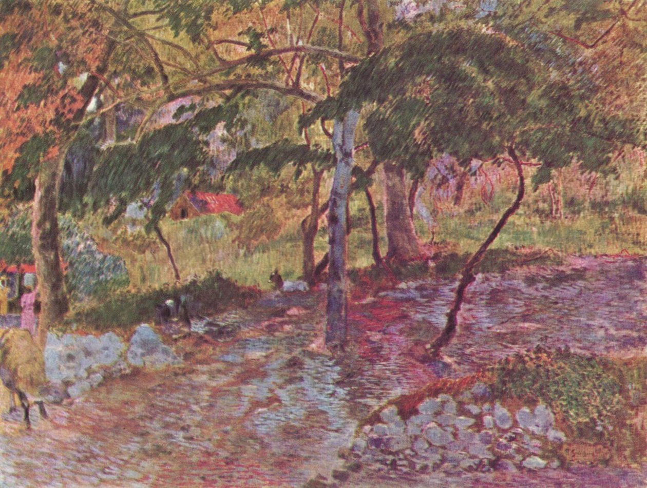 Landschaft auf Martinique tekijältä Paul Gauguin