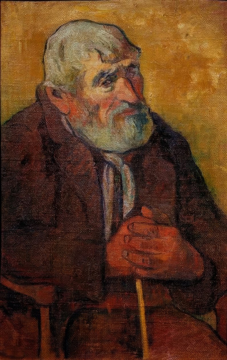 Le Vieillard au bâton tekijältä Paul Gauguin