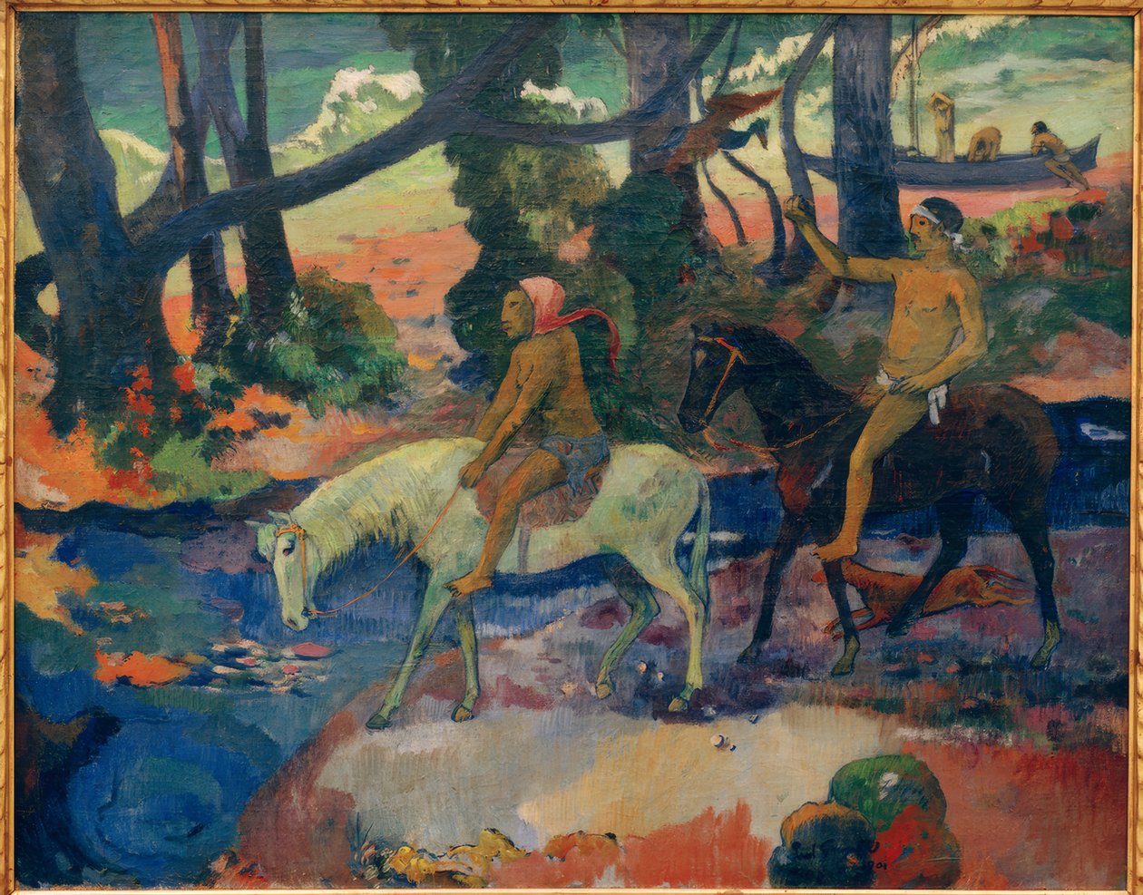 Le gue ou la fuite tekijältä Paul Gauguin