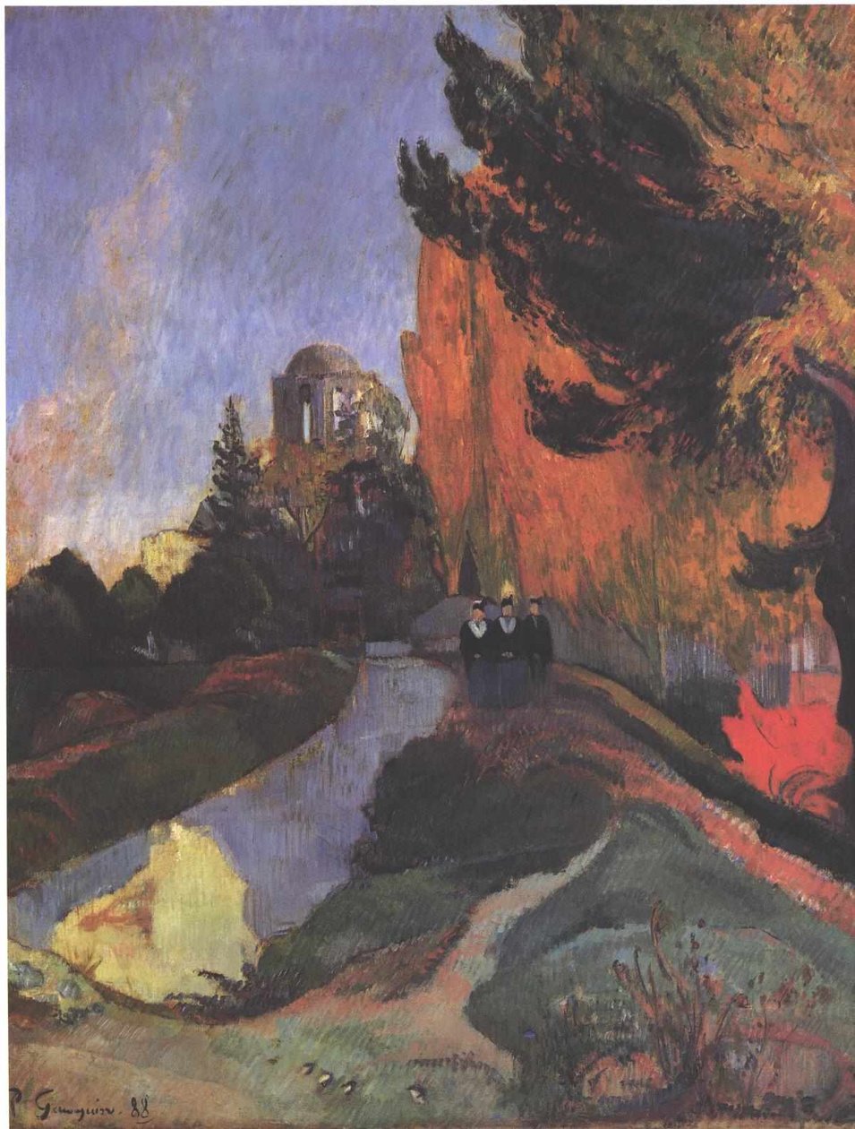 Les Alyscamps tekijältä Paul Gauguin