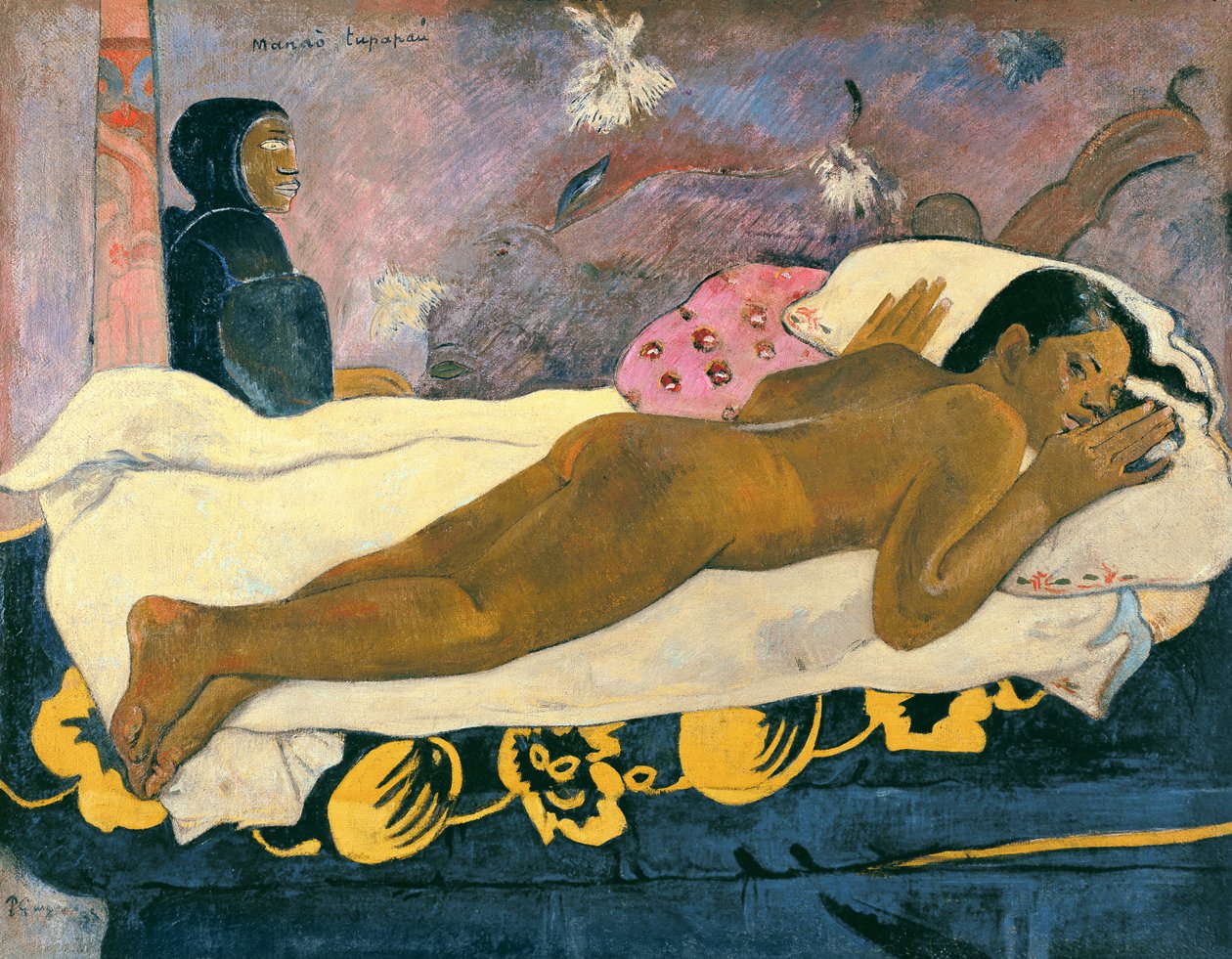Manao Tupapau (The Spirit of the Dead Watchs), 1892 tekijältä Paul Gauguin