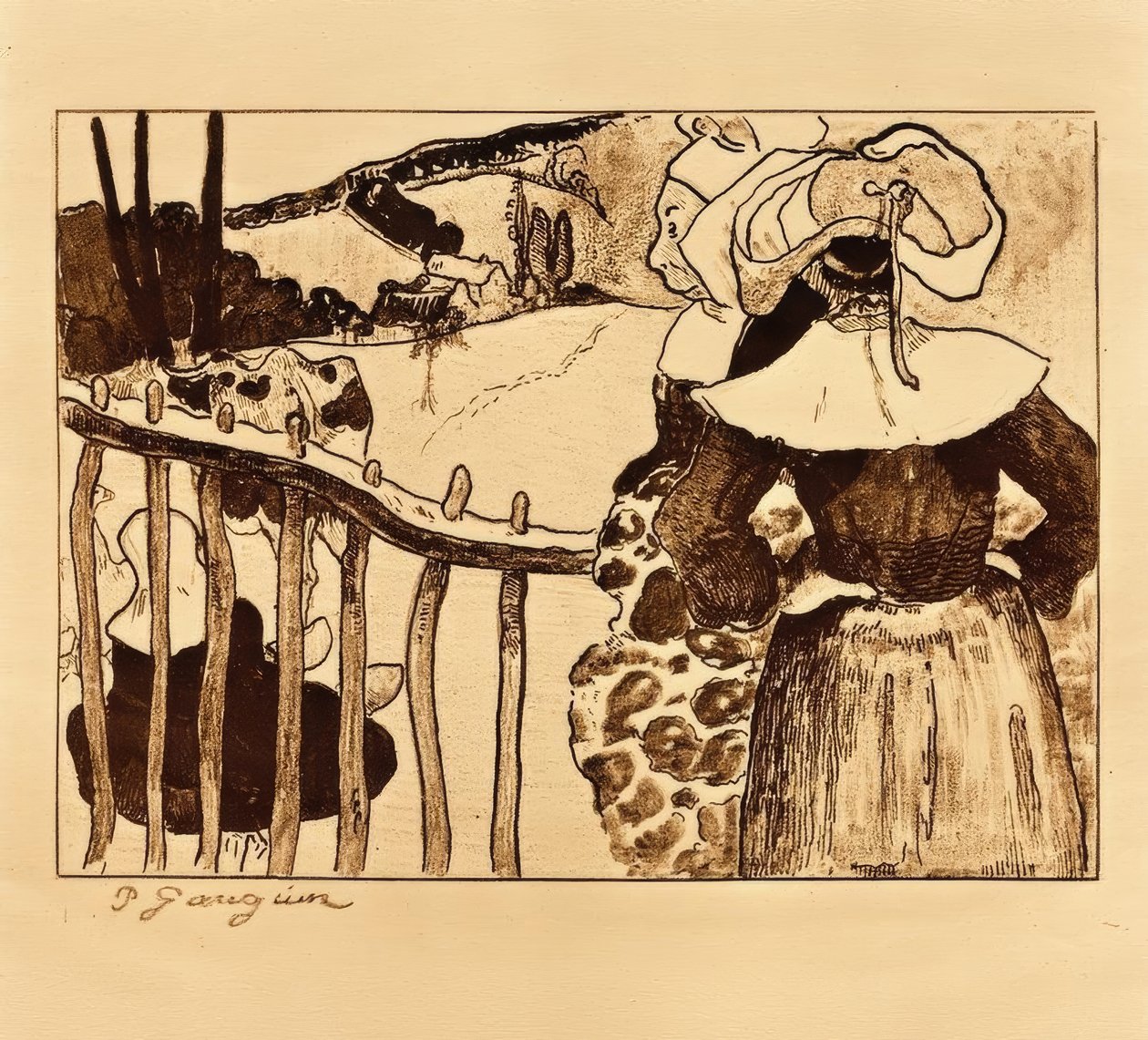 Misères humaines tekijältä Paul Gauguin