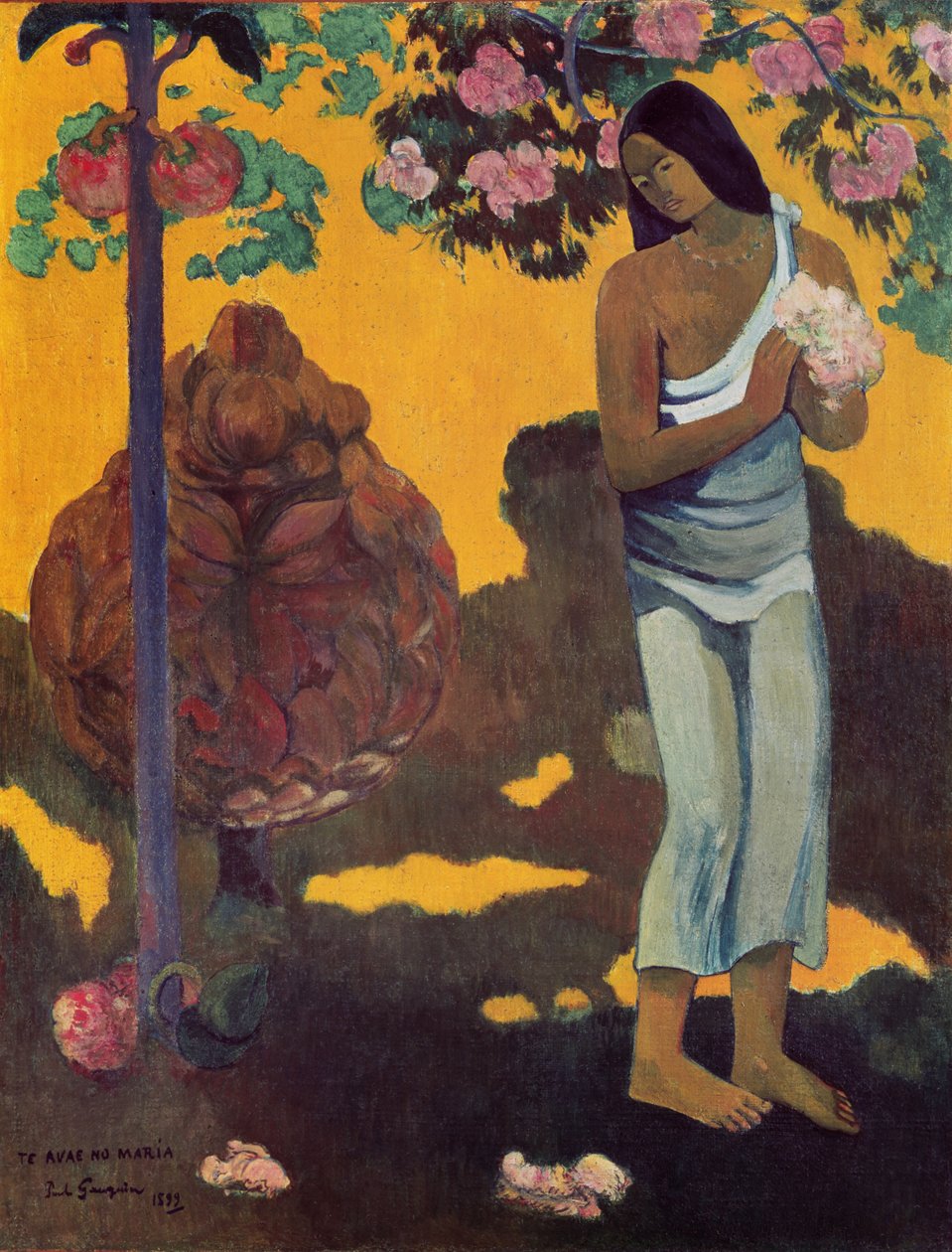 Marian kuukausi (Te Avae No Maria), 1899 tekijältä Paul Gauguin