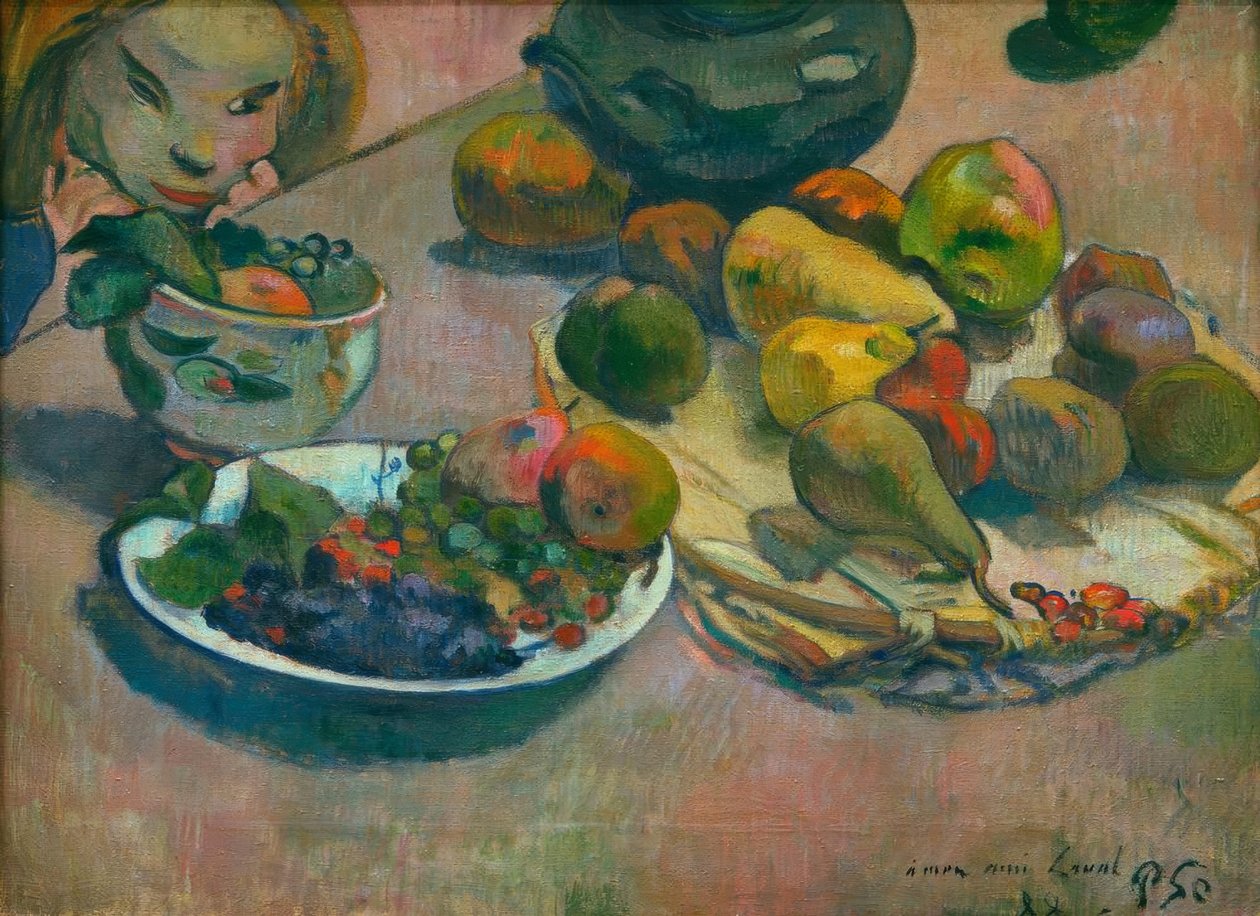 Nature morte aux hedelmät tekijältä Paul Gauguin