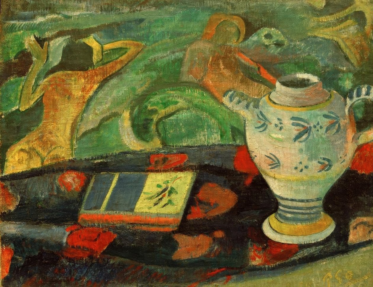Nature morte avec une cruche de Quimper tekijältä Paul Gauguin
