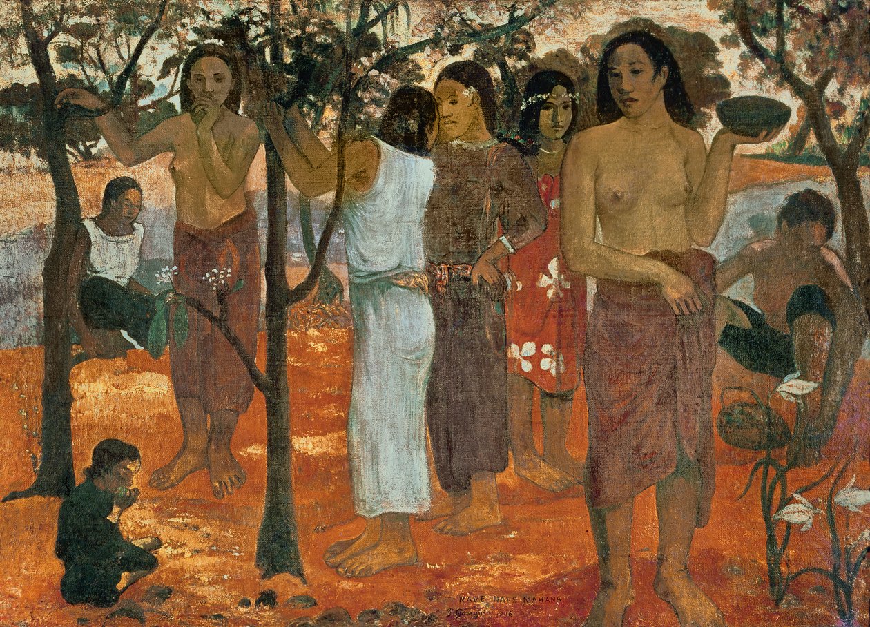 Nave Nave Mahana (Herkullinen päivä), 1896 tekijältä Paul Gauguin