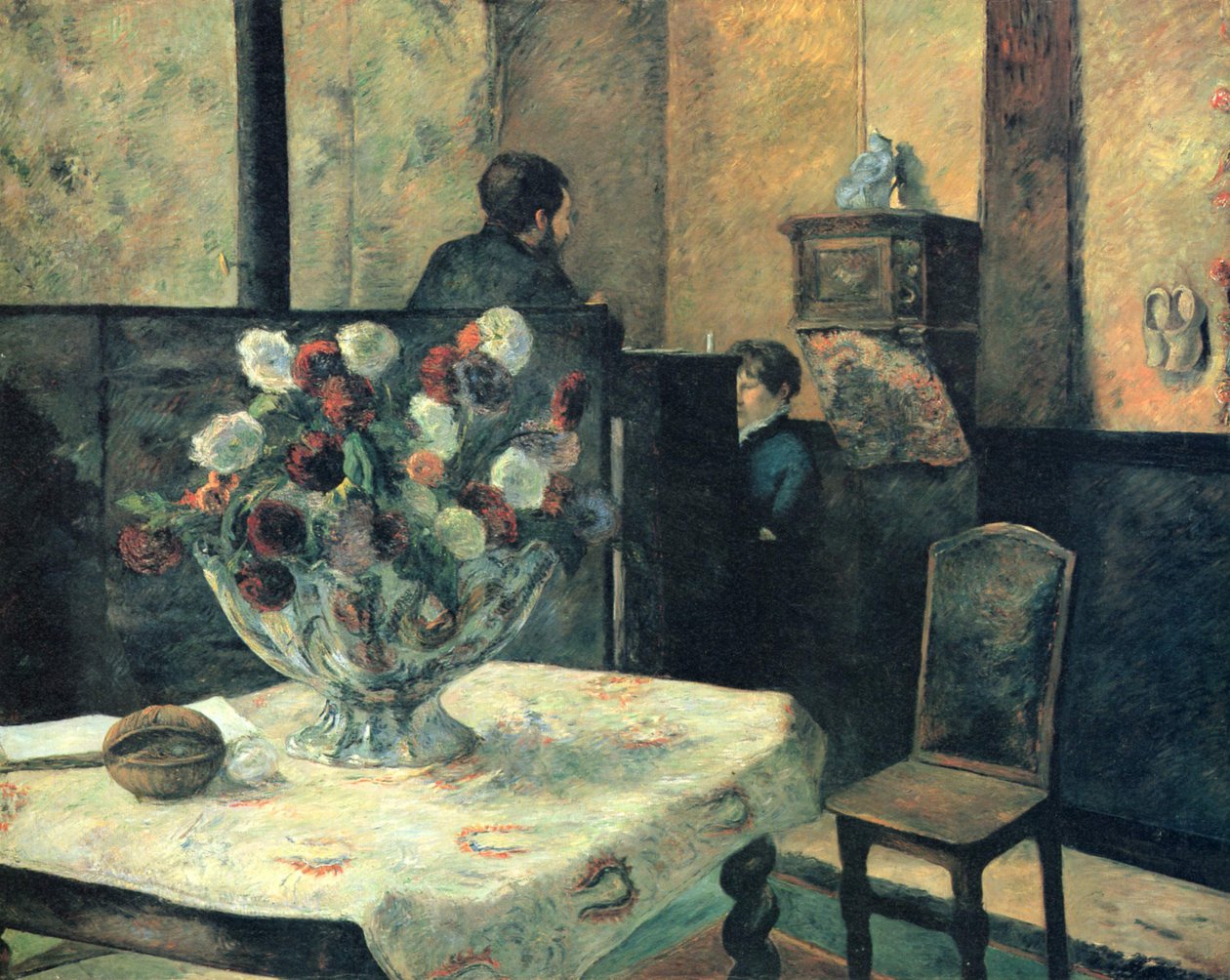 Sisätilojen maalaus rue Carcelissa tekijältä Paul Gauguin