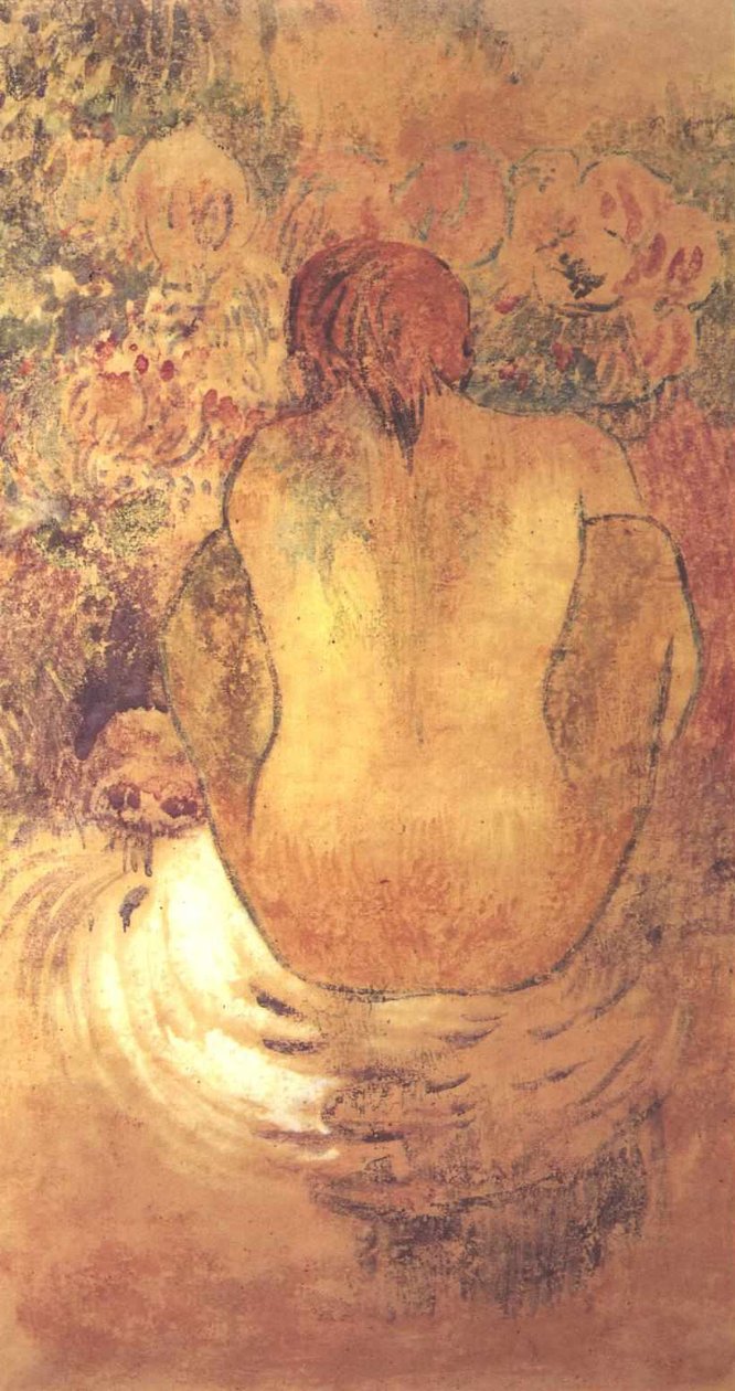 Rückenakt tekijältä Paul Gauguin