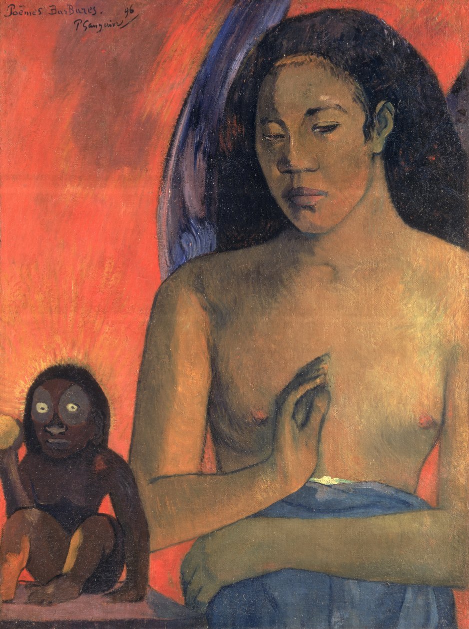 Huonekalut ja erilaiset esineet 1100- ja 1300-luvuilta tekijältä Paul Gauguin