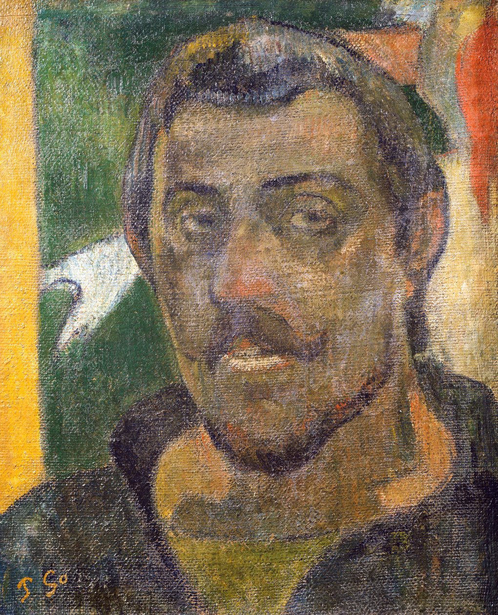 Omakuva, n. 1890-1893 tekijältä Paul Gauguin