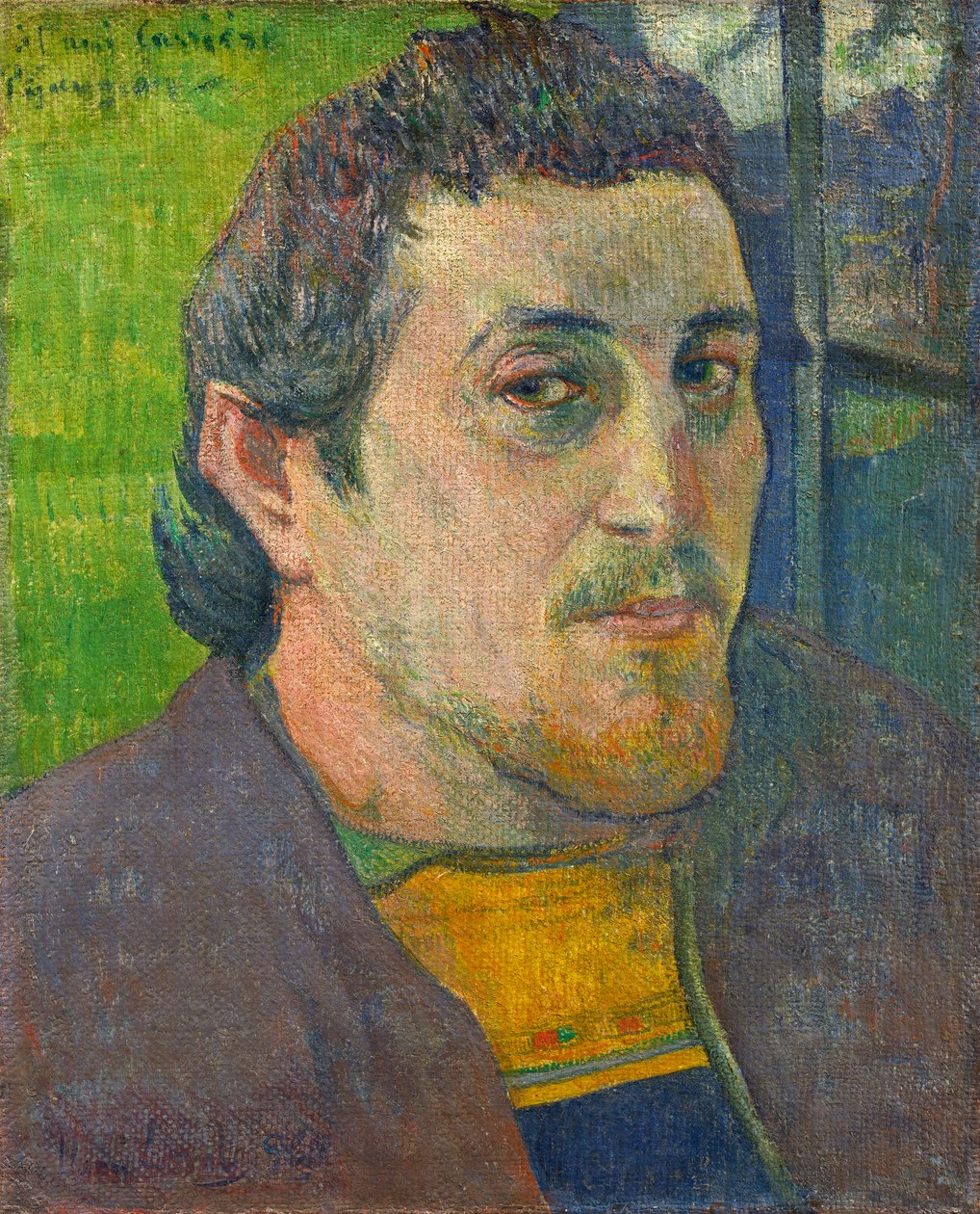 Carrierelle omistettu omakuva, 1888-1889 tekijältä Paul Gauguin
