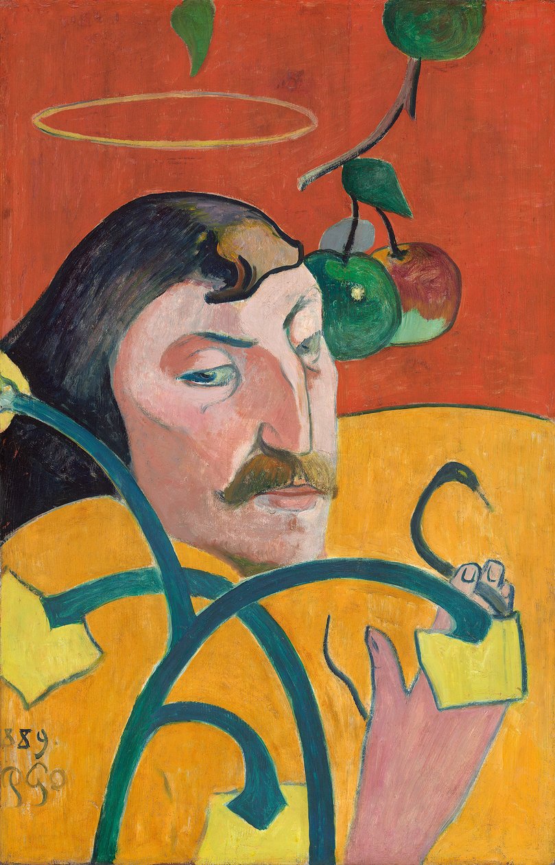 Omakuva, 1889 (öljy puulle) tekijältä Paul Gauguin