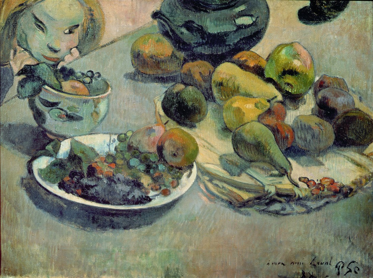 Asetelma hedelmien kanssa, 1888 tekijältä Paul Gauguin
