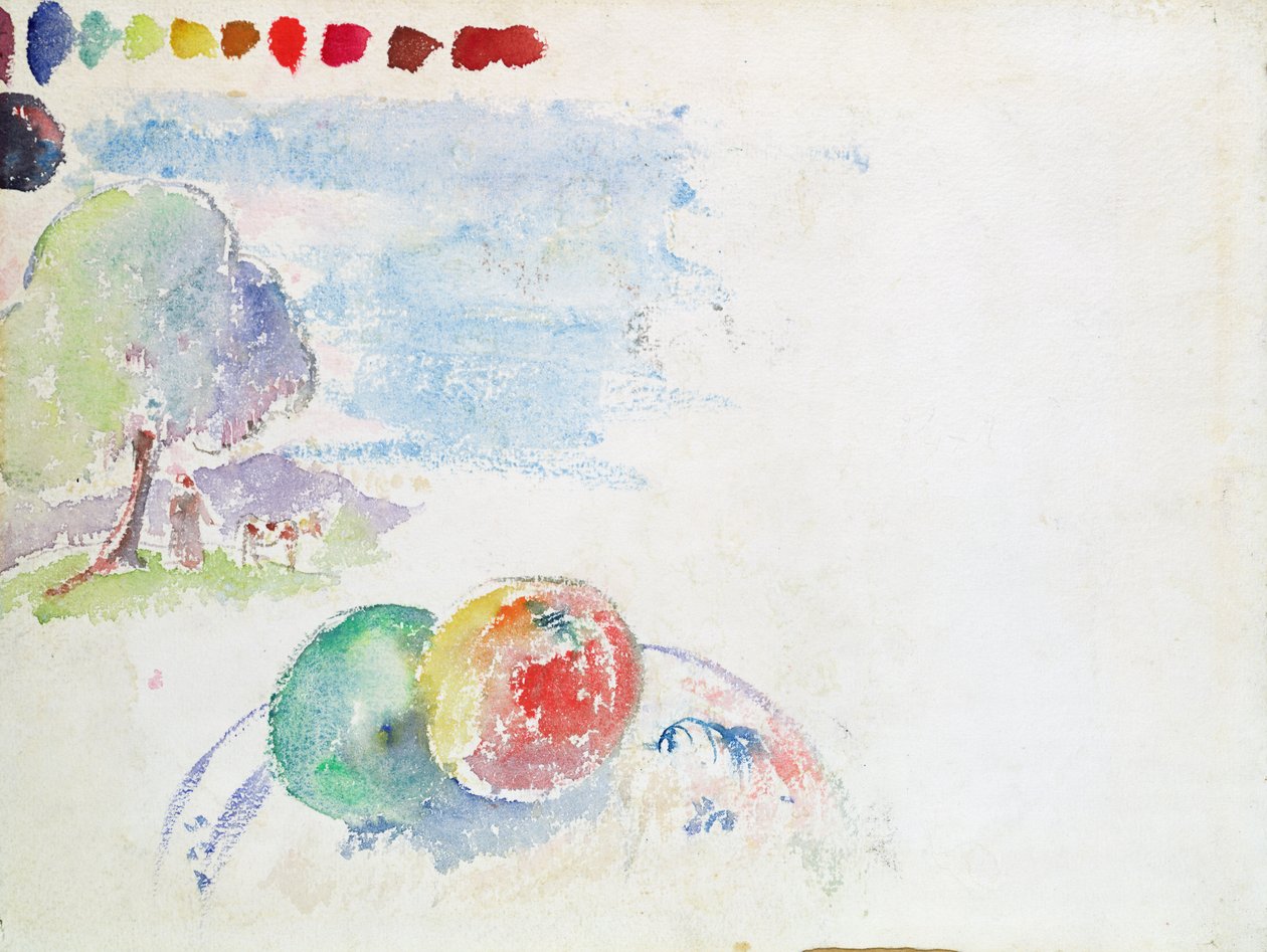Hedelmätutkimus ja maisema, 1892 tekijältä Paul Gauguin