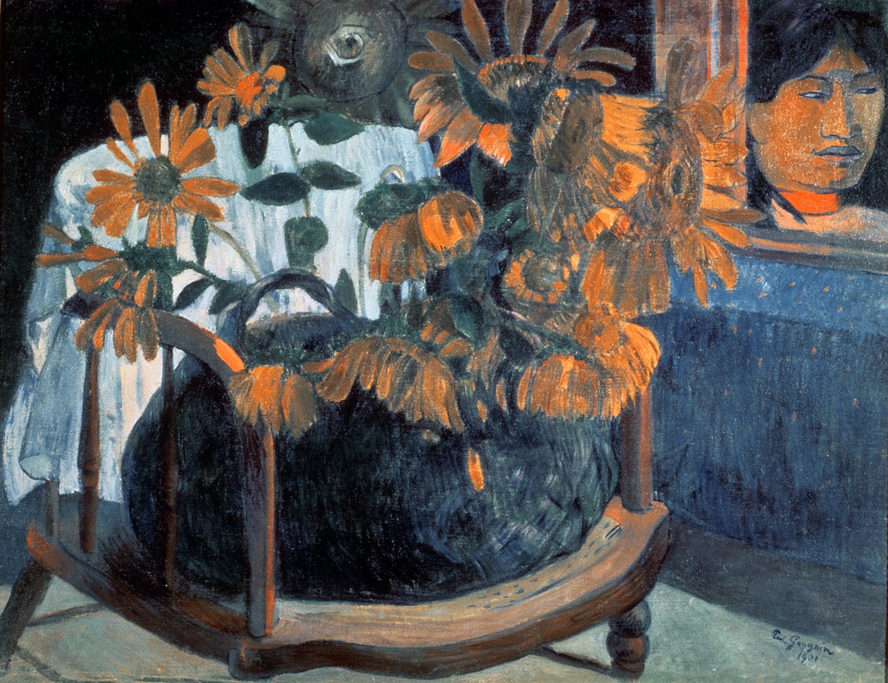 Auringonkukat, 1901 tekijältä Paul Gauguin