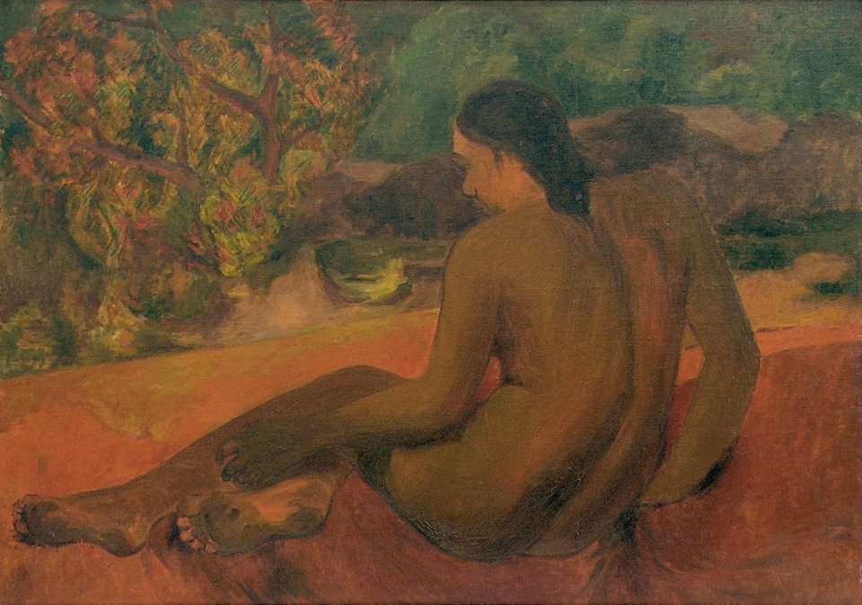 Tahitian tyttö tekijältä Paul Gauguin