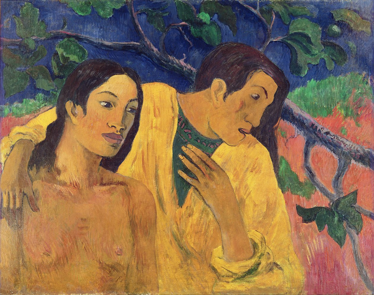Lento eli Tahitin idylli, 1902 tekijältä Paul Gauguin