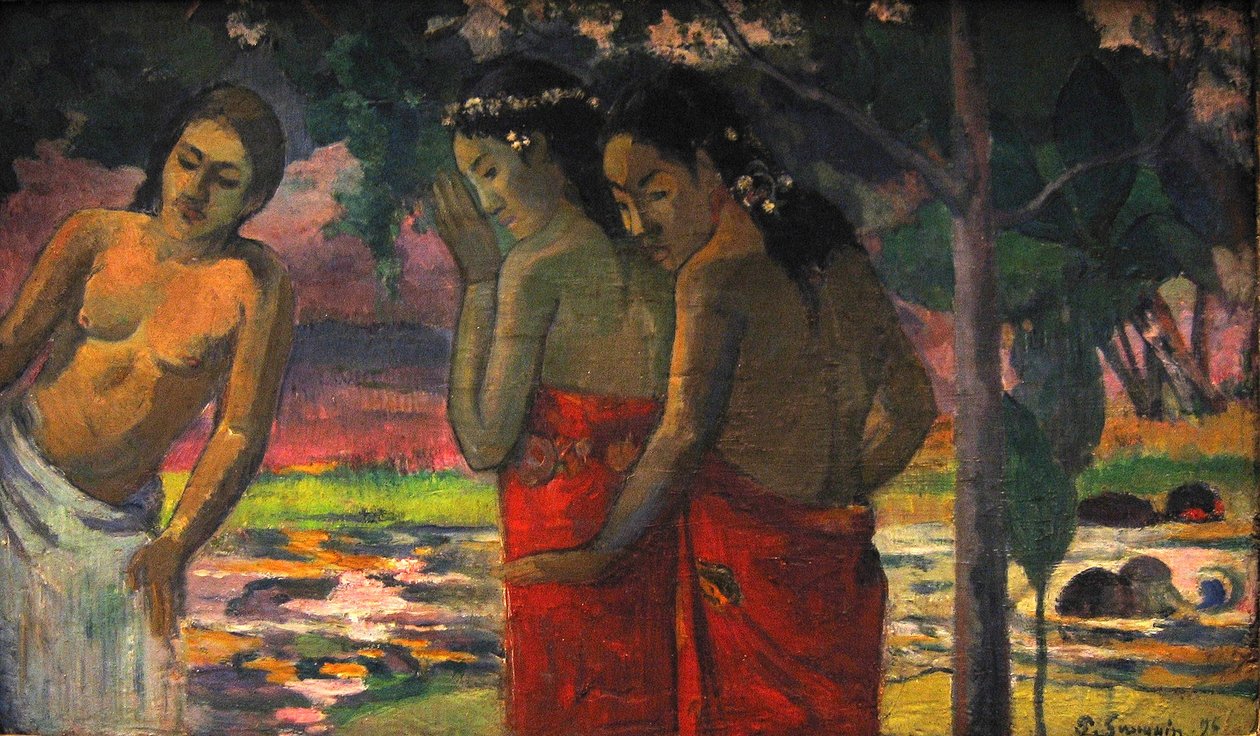 Kolme tahitilaista naista tekijältä Paul Gauguin