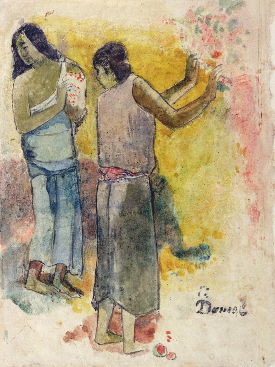 Kaksi hahmoa, Study for 