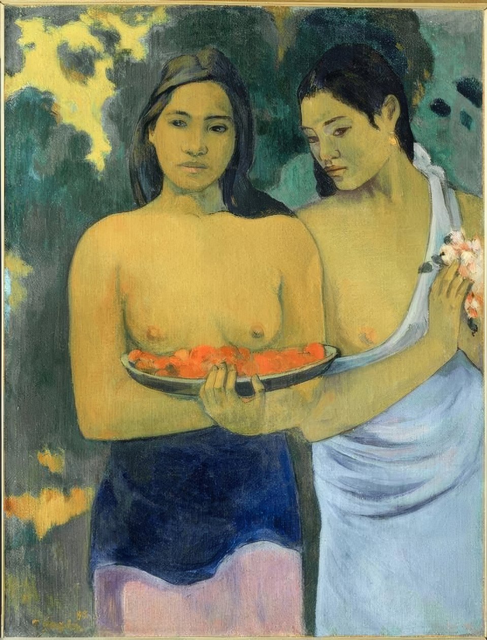 Zwei Tahitierinnen tekijältä Paul Gauguin