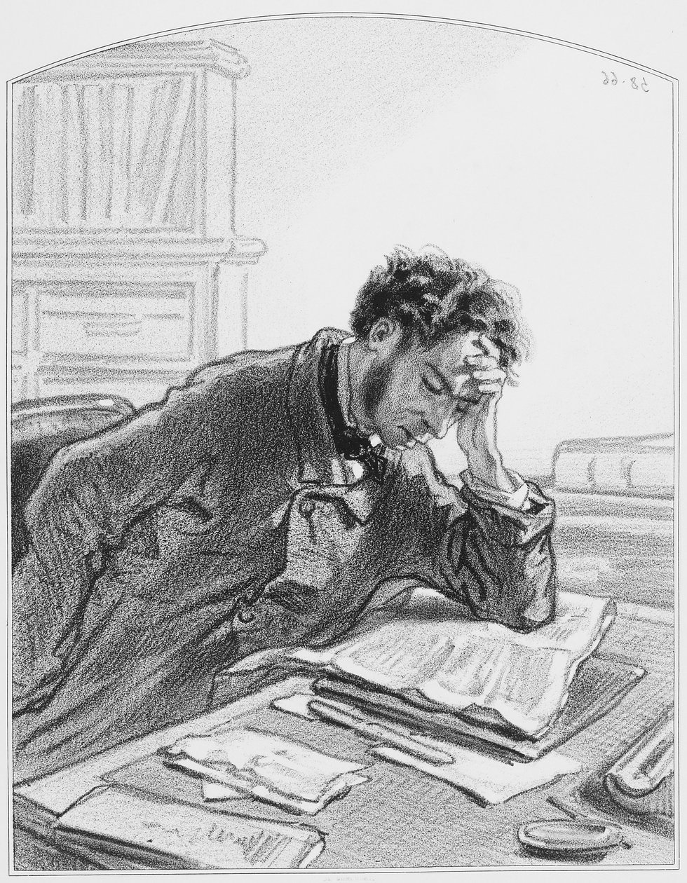 Päiväkirjani, levy 2 Les Toquadesista, 1858 tekijältä Paul Gavarni