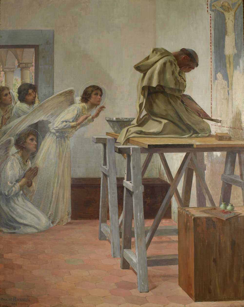 Fra Angelico vieraili par les angesissa tekijältä Paul Hippolyte Flandrin