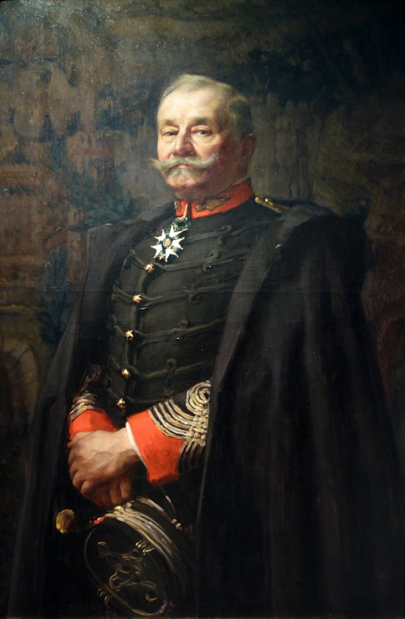Everstiluutnantti Joseph Albert Deport 1846-1926, pere du canon de 75 tekijältä Paul Jobert